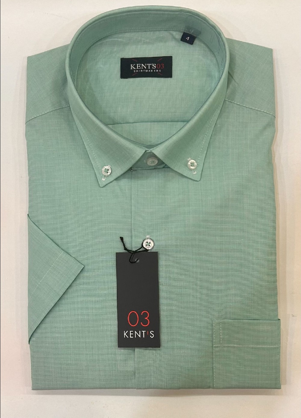 camisa lisa verde azalnew